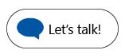 Image of Main Street Credit Union's lets talk chat button.